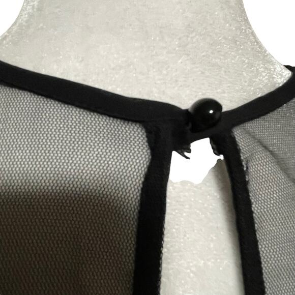 Sequin Mini Party Little Black Dress Chiffon Prom Dress Juniors Size 1 - Picture 13 of 16